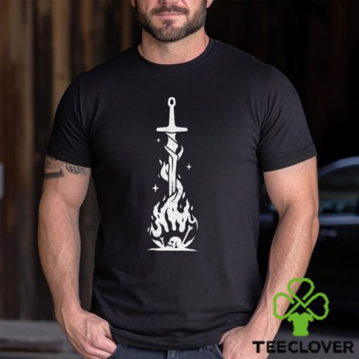 Bonfire Sword and fire skull art hoodie, sweater, longsleeve, shirt v-neck, t-shirt