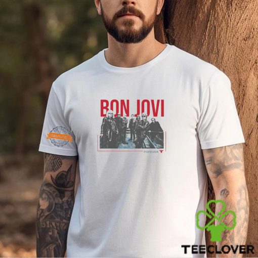 Bonjovi Forever Band Cut Out T Shirt