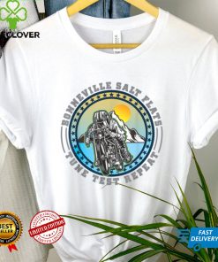 Bonneville Salt Flats Vintage Retro Motorcycle Rider T Shirt