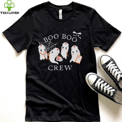 Boo Boo Crew Funny Nurse Halloween Cute Ghost Costume T Shirt