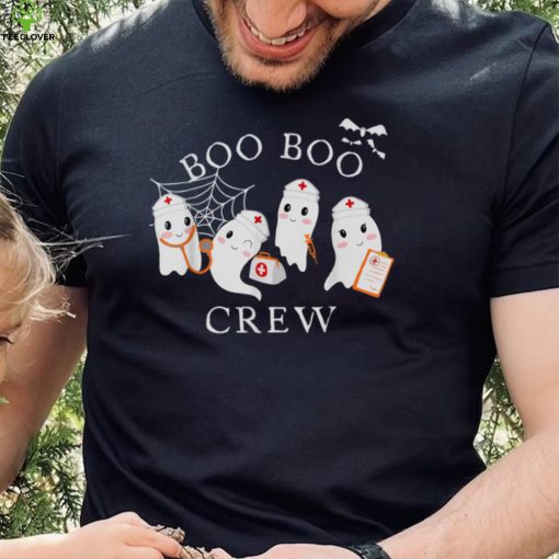 Boo Boo Crew Funny Nurse Halloween Cute Ghost Costume T Shirt