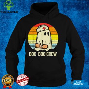 Boo Boo Crew Nurse Halloween Shirt For Nurses RN Ghost Women T Shirt