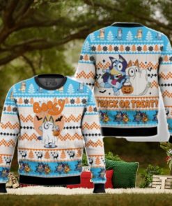 Booey Bluey Trick Or Treat Ugly Sweater