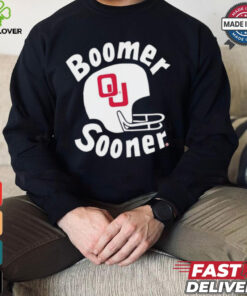 Boomer Sooner Oklahoma Sooners helmet shirt
