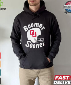 Boomer Sooner Oklahoma Sooners helmet shirt