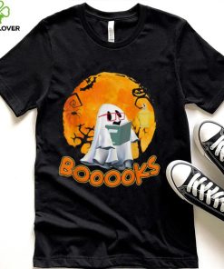 Booooks Ghost Shirt Boo Read Books Library Gift Teacher Teen T Shirt