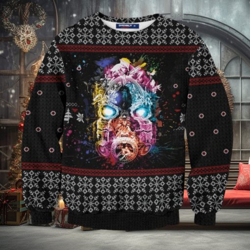 Borderlands Psycho Game Knitted Ugly Xmas Sweater