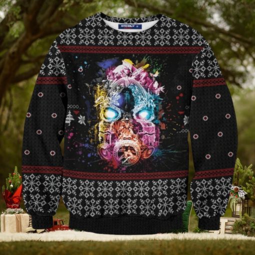Borderlands Psycho Game Knitted Ugly Xmas Sweater