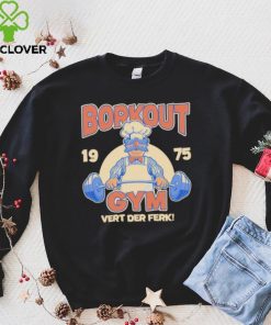 Borkout gym vert der ferk 1975 weight lifting with the swedish chef hoodie, sweater, longsleeve, shirt v-neck, t-shirt