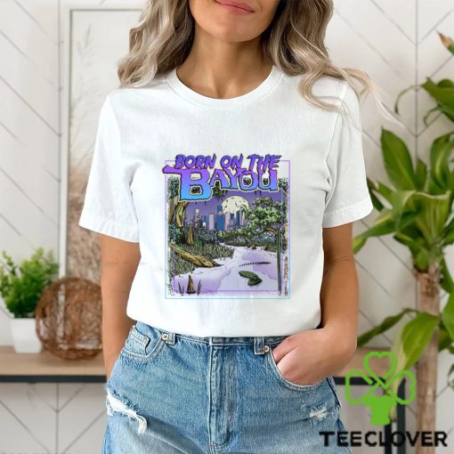 Born On The Bayou White Shirt