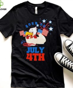 Born on July 4th USA bald shirt