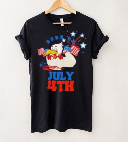 Born on July 4th USA bald shirt