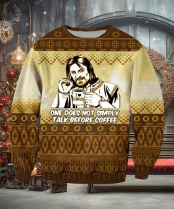 Boromir Lord Of The Rings I Love Gondor Knitted Ugly Xmas Sweater