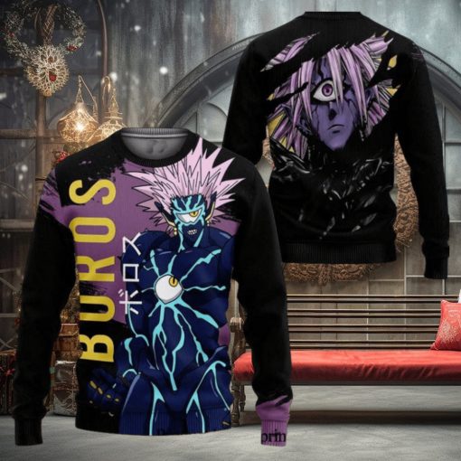 Boros One Punch Man Manga Anime Knitted Ugly Xmas Sweater