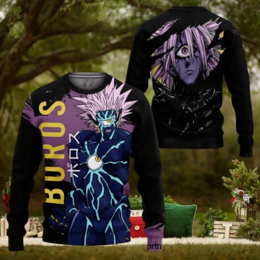 Boros One Punch Man Manga Anime Knitted Ugly Xmas Sweater