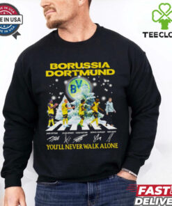 Borussia Dortmund 2024 Stars You’ll Never Walk Alone Signature Christmas shirt
