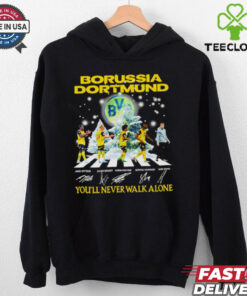Borussia Dortmund 2024 Stars You’ll Never Walk Alone Signature Christmas shirt