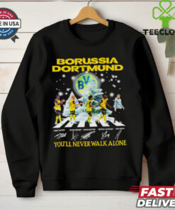Borussia Dortmund 2024 Stars You’ll Never Walk Alone Signature Christmas shirt