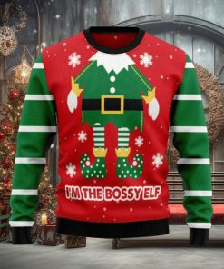 Bossy Elf Christmas Sweater Hoodie 3D T Shirt Sweater