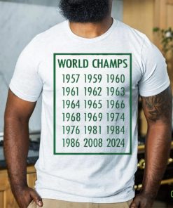 Boston Basketball 18 time World Champions 1957 2008 2024 Shirt