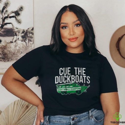 Boston Basketball Champs Cue the Duck Boats shirt