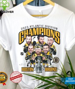 Boston Bruins 2022 2023 Atlantic Division Champions Caricatures Shirt