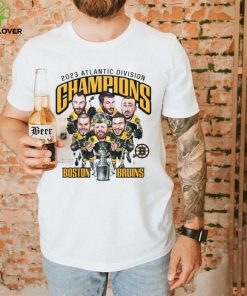 Boston Bruins 2022 2023 Atlantic Division Champions Caricatures Shirt