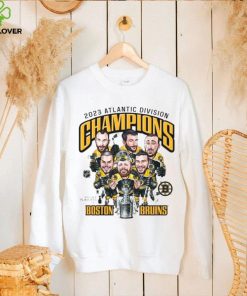 Boston Bruins 2022 2023 Atlantic Division Champions Caricatures Shirt