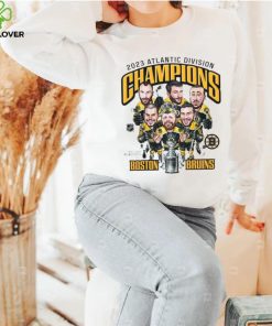 Boston Bruins 2022 2023 Atlantic Division Champions Caricatures Shirt