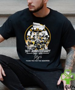 Boston Bruins 20th Anniversary 2003 – 2023 Thank You For The Memories Signature shirt