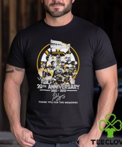 Boston Bruins 20th Anniversary 2003 – 2023 Thank You For The Memories Signature shirt