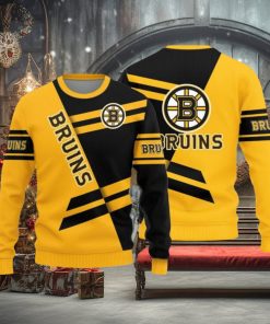 Boston Bruins Basic Pattern New Style Knitted Sweater