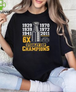 Boston Bruins Centennial 6x Stanley Champs Season Hockey 2024 T Shirt