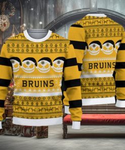 Boston Bruins Christmas Reindeer Pattern Ugly Sweater For Men Women