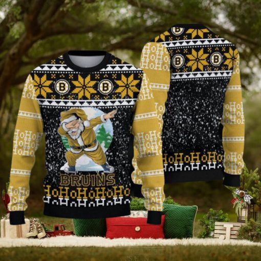 Boston Bruins Christmas Santa Claus Ugly Sweater For Men Women