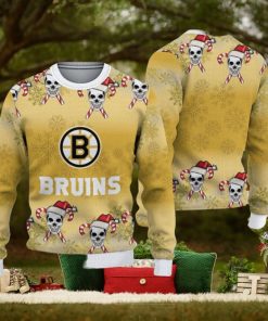 Boston Bruins Christmas Skull Hot Trending Ugly Sweater For Fans