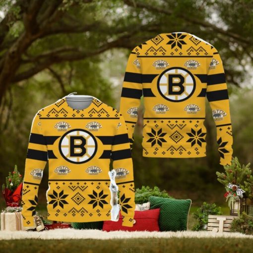 Boston Bruins Custom New Uniforms For Fan Gear Ugly Xmas Sweater