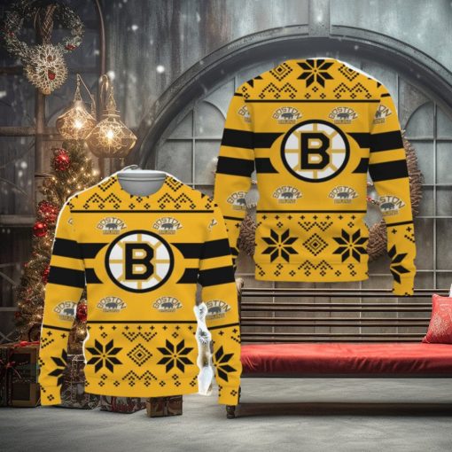 Boston Bruins Custom New Uniforms For Fan Gear Ugly Xmas Sweater
