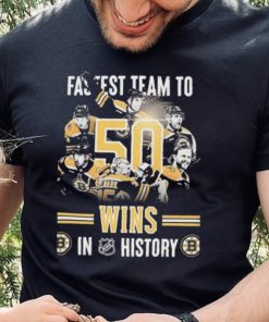 Boston Bruins Fastest Team To 50 Wins In NHL History Shirt