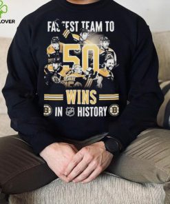 Boston Bruins Fastest Team To 50 Wins In NHL History Shirt