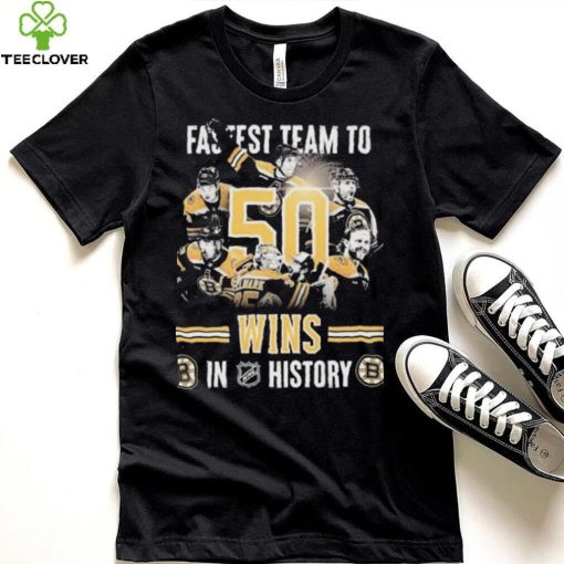 Boston Bruins Fastest Team To 50 Wins In NHL History Shirt