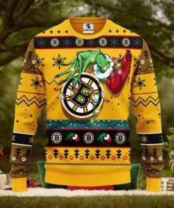Boston Bruins Grinch Xmas Ugly Christmas Sweater Best Christmas Gift Ideas