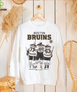 Boston Bruins Hockey Bergeron Marchand And Pastrnak Signatures Shirt