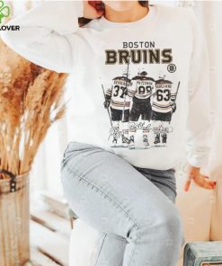 Boston Bruins Hockey Bergeron Marchand And Pastrnak Signatures Shirt