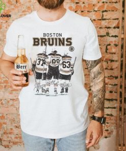 Boston Bruins Hockey Bergeron Marchand And Pastrnak Signatures Shirt