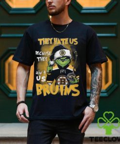 Boston Bruins Ice Hockey Team They Hate Us Because They Ain_t Us Bruins Grinch Christmas Holidays Hoodie T Shirts 1 Boston Bruins Ice Hockey Team They Hate Us Because They Ain_t Us Bruins Grinch Christmas Holidays Hoodie T Shirts