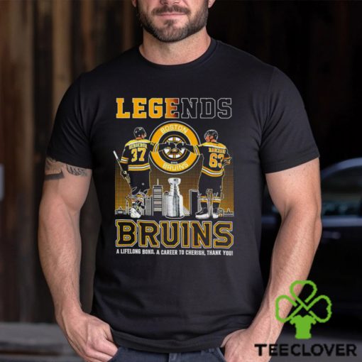 Boston Bruins Legends Bergeron And Marchand signature hoodie, sweater, longsleeve, shirt v-neck, t-shirt