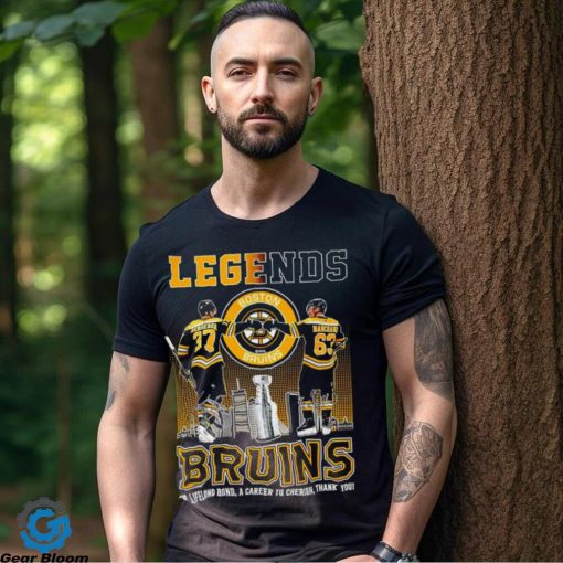 Boston Bruins Legends Bergeron And Marchand signature hoodie, sweater, longsleeve, shirt v-neck, t-shirt