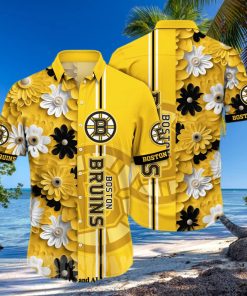 Boston Bruins NHL Floral Full Printed Classic Hawaiian Shirt