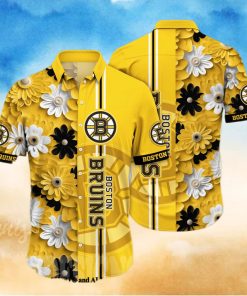 Boston Bruins NHL Floral Full Printed Classic Hawaiian Shirt